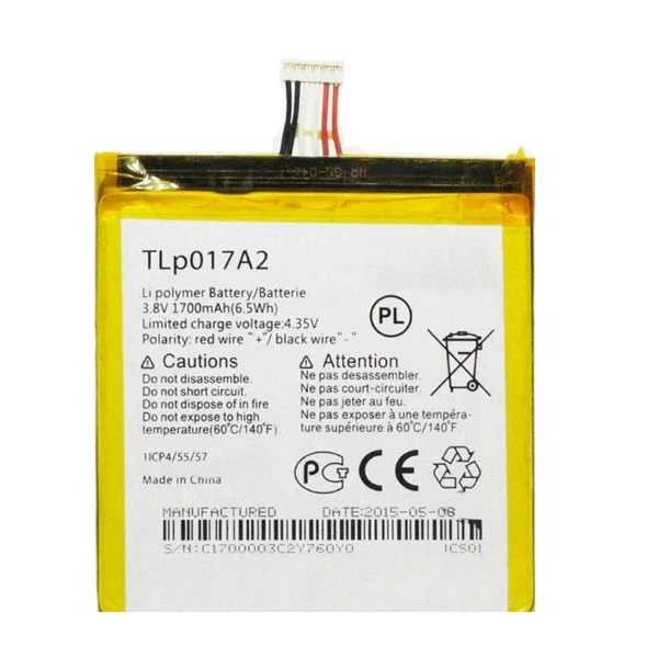 باتری موبایل مدل tlp017A2l ظرفیت 1800 میلی آمپر ساعت مناسب برای گوشی موبایل آلکاتل One Touch Mini