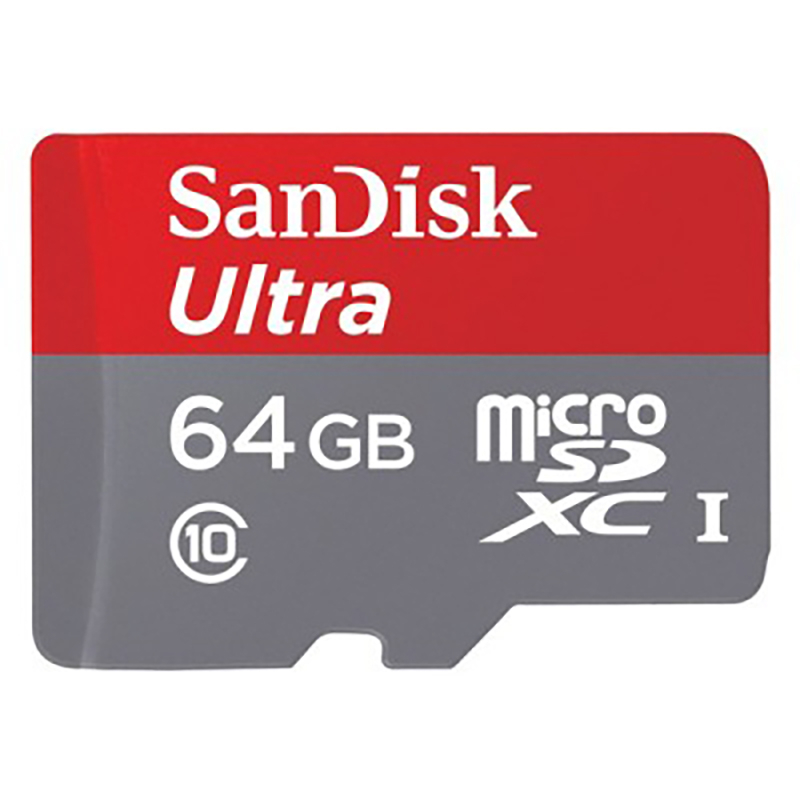 کارت حافظه microSDXC سن دیسک مدل Ultra A1 کلاس 10 استاندارد UHS-I سرعت 100MBps ظرفیت 64 گیگابایت