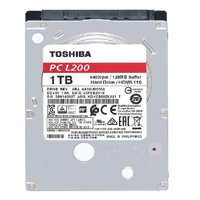 هارد دیسک اینترنال توشیبا مدل HDWL110XZSTA ظرفیت 1 ترابایت هارد دیسک اینترنال توشیبا مدل HDWL110XZSTA ظرفیت 1 ترابایت