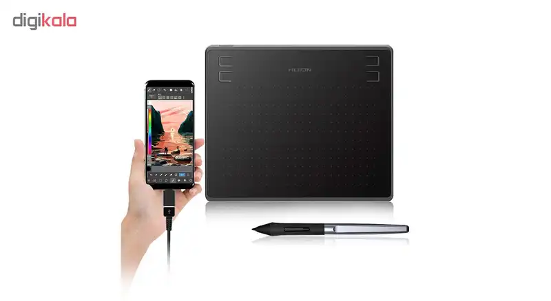 تبلت گرافیکی هوئیون مدل HS64 به همراه قلم نوری