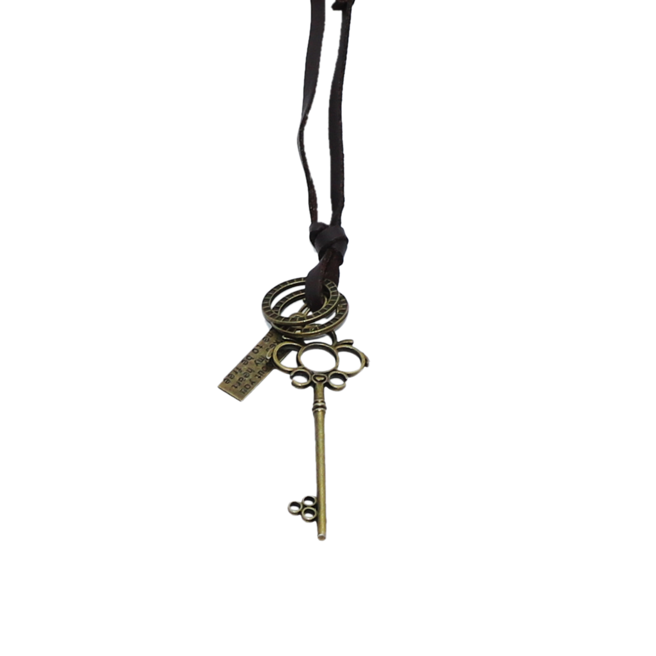 گردنبند مردانه طرح کلید کد 008