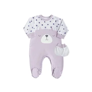 ست سرهمی و دستكش نوزادی بی سی سی مدل bee bear