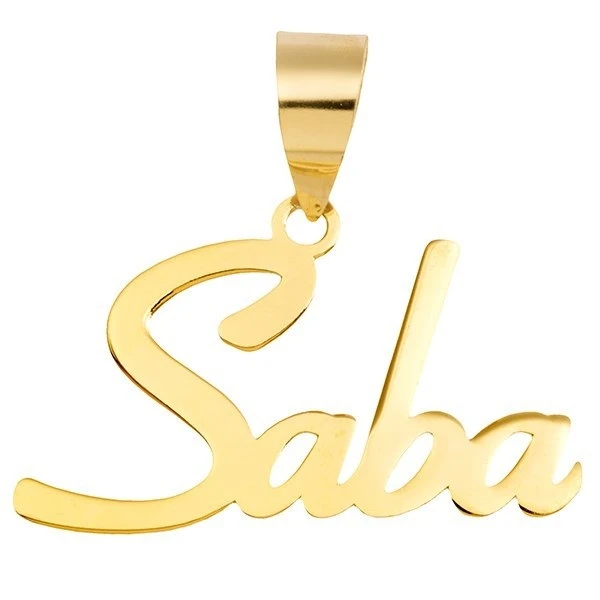 آویز طلا 18عیار زنانه طرح صبا مدل SG084