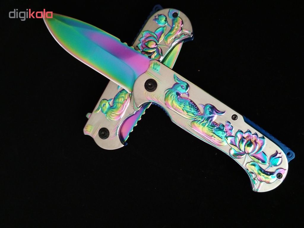 چاقو سفری مدل rainbow