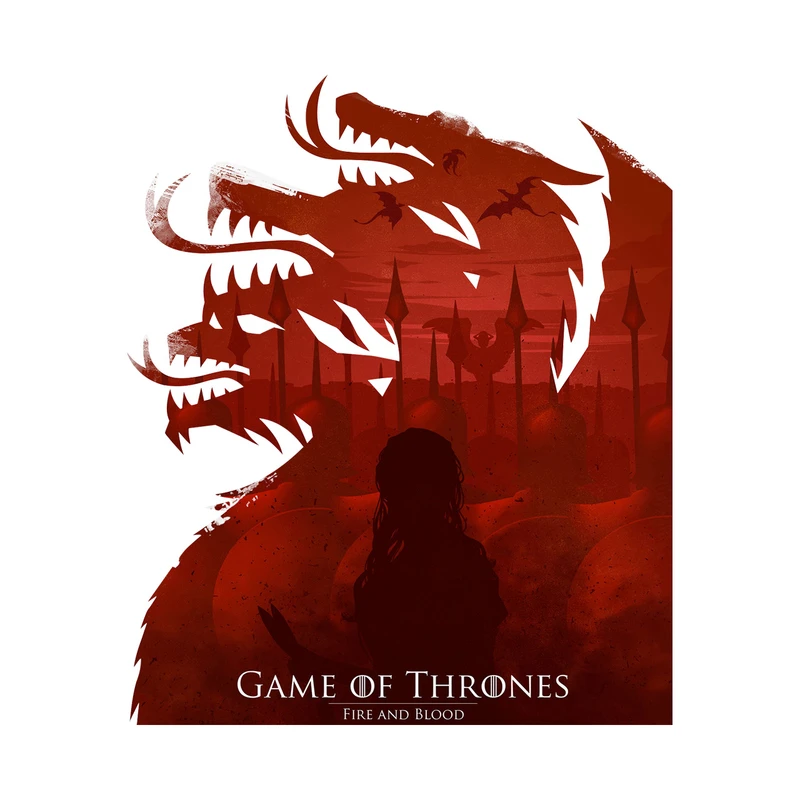 استیکر لپ تاپ طرح Game of thrones کد ۱۱۰ 