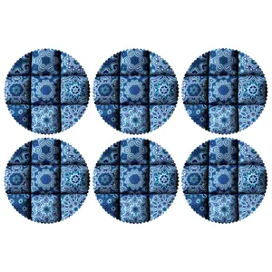 C2-42407 Glass coaster pack of 6