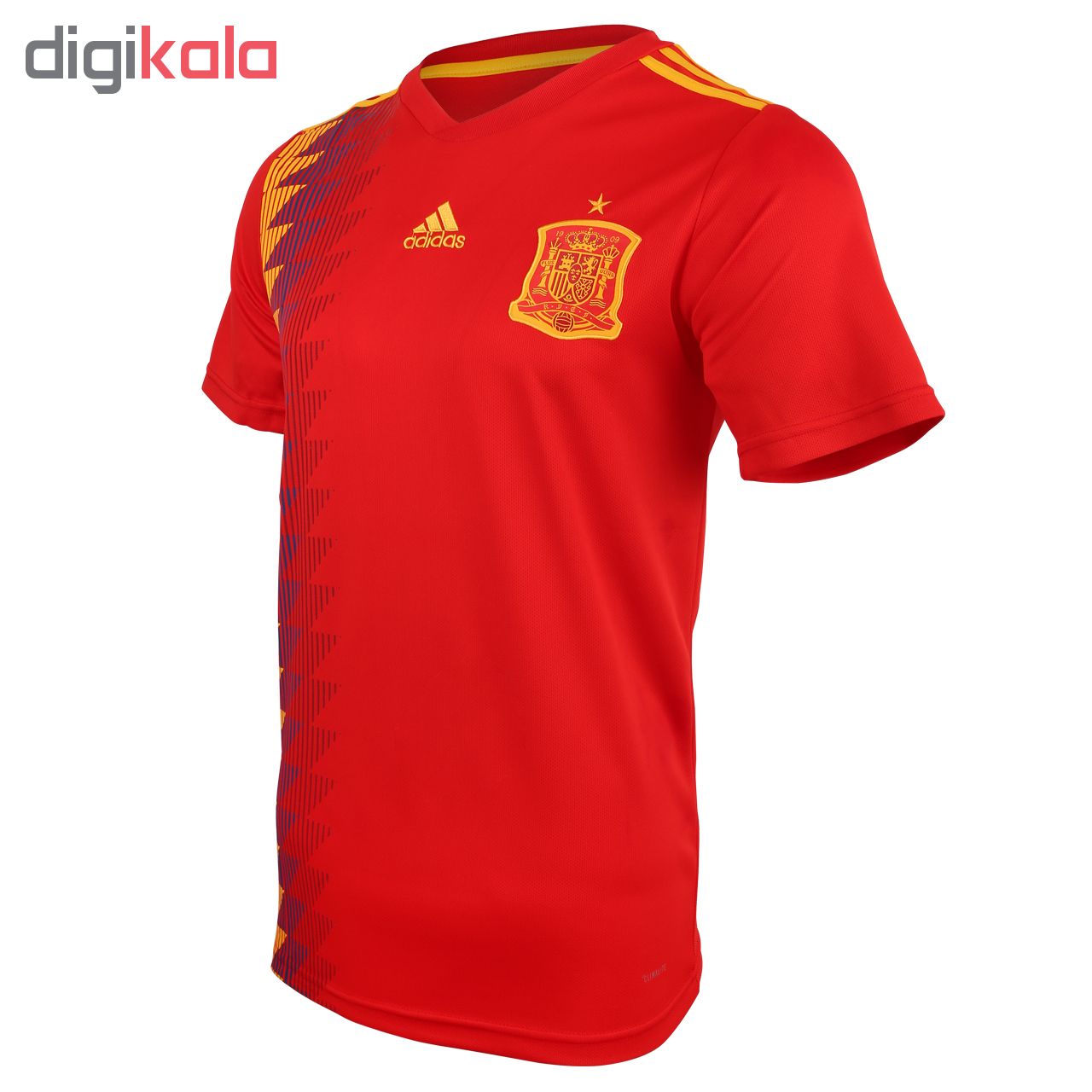 تی شرت ورزشی مردانه طرح تیم ملی اسپانیا کد ES01
