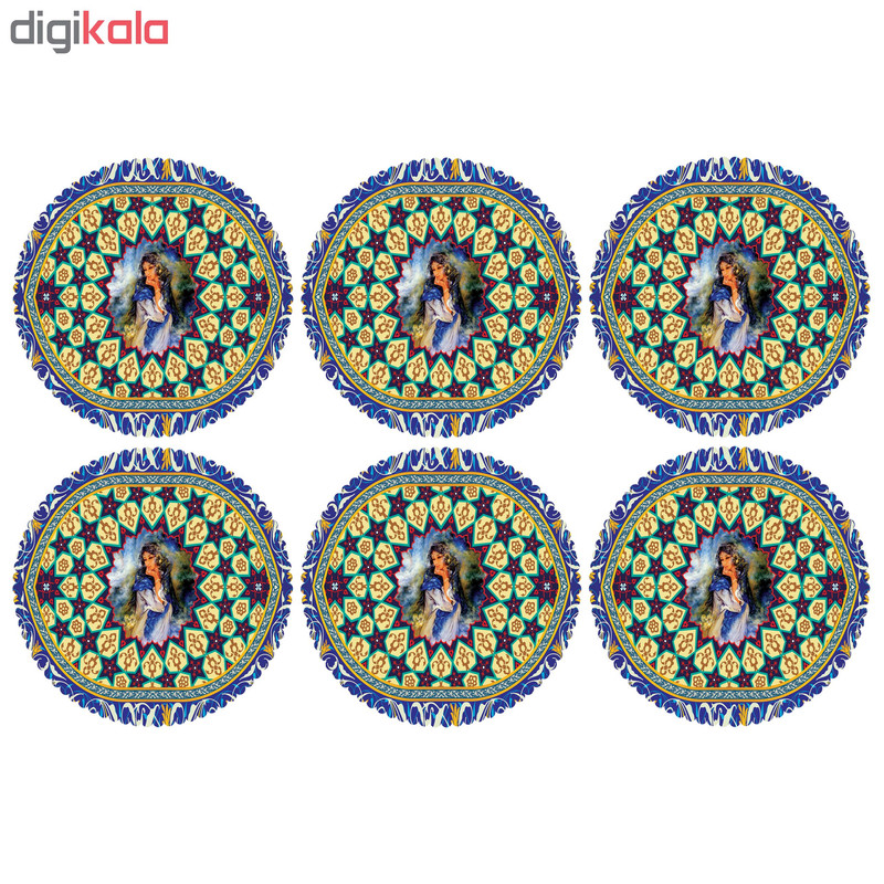 زیر لیوانی مدل C2-42408 بسته 6 عددی