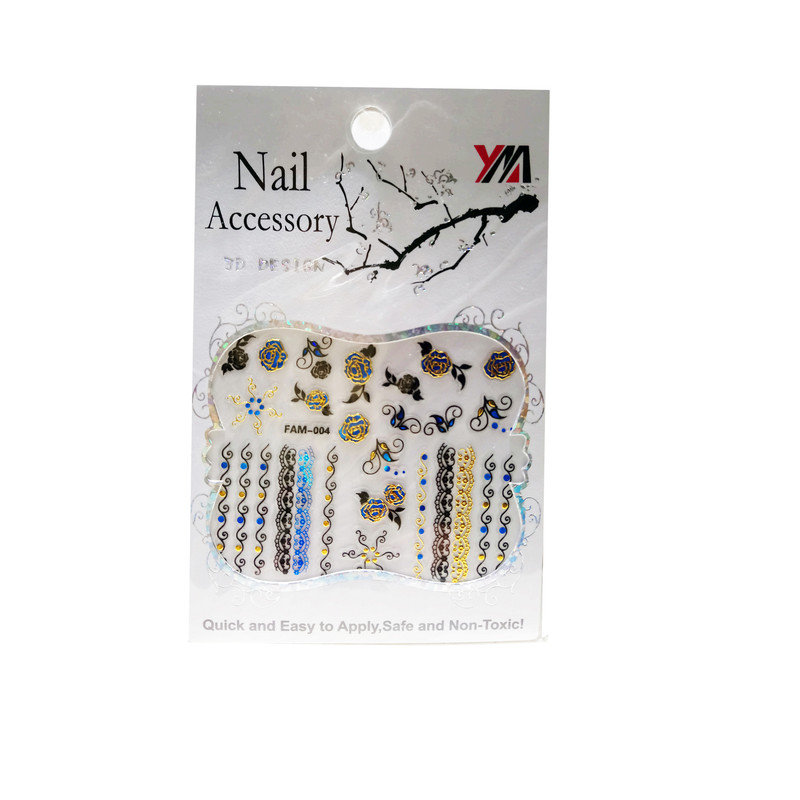 استیکر طراحی ناخن مدل N004