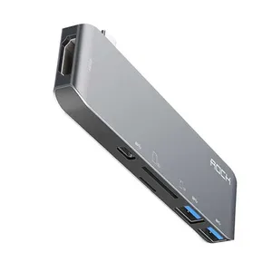 هاب 6 پورت USB-C راک مدل RCB0596