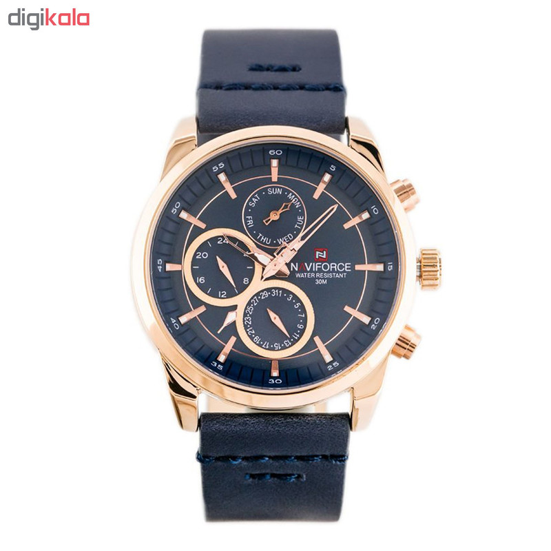 ساعت مچی عقربه ای مردانه نیوی فورس مدل NF9148 / RGBEDBE ساعت مچی عقربه ای مردانه نیوی فورس مدل NF9148 / RGBEDBE