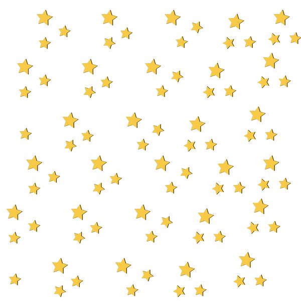 استیکر چوبی ژِیوار طرح ستاره ها مجموعه 170 عددی
