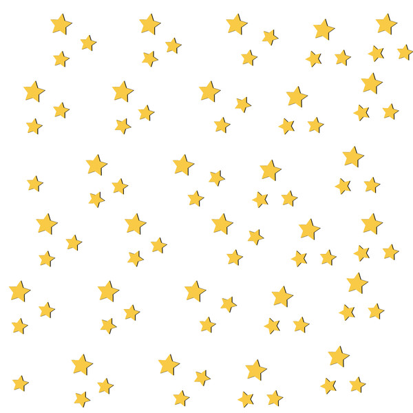 استیکر ژِیوار مدل ستاره ها مجموعه 170 عددی
