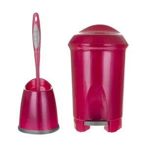 Mahsun Dolphin02 Waste Bin and Brush Set
