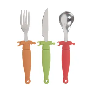 ست قاشق و چنگال کودک استوکز  طرح لبخند