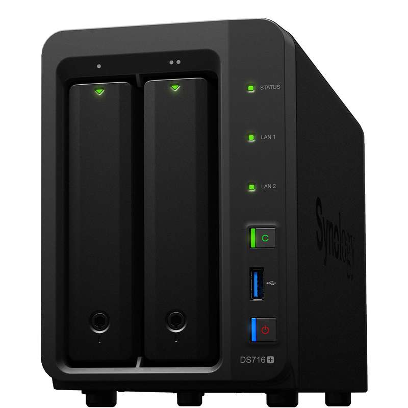 ذخیره ساز تحت شبکه سینولوژی مدل DiskStation DS716 Plus II
