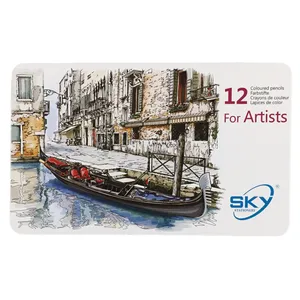 مداد رنگی 12 رنگ اسکای مدل Boat for Artists