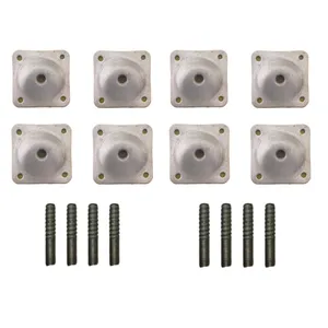 نگهدارنده پایه میز مدل لچکی مجموعه 8 عددی