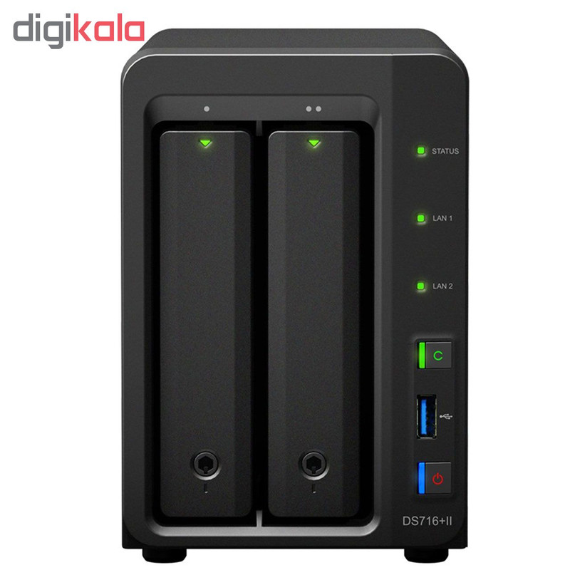 ذخیره ساز تحت شبکه سینولوژی مدل DiskStation DS716 Plus II