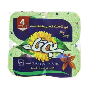 دستمال توالت بی تا بسته 4 عددی
