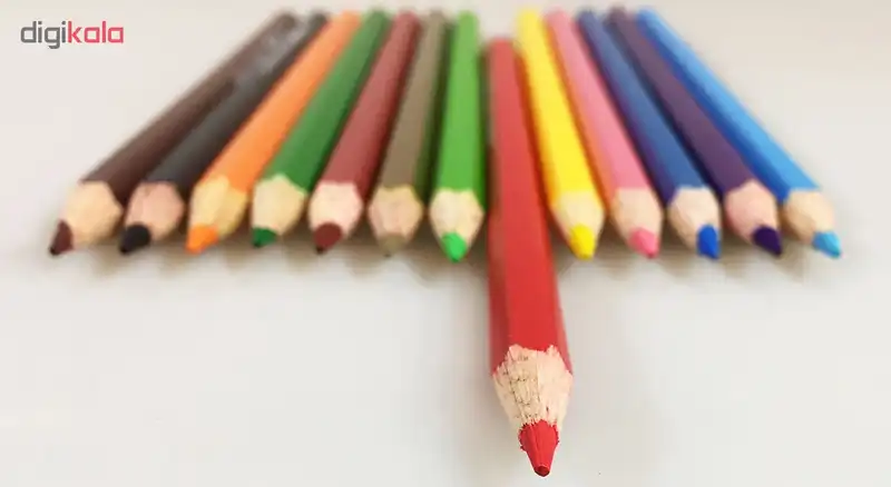 مداد رنگی 12 + 1 رنگ آریا کد 3016-Ruins