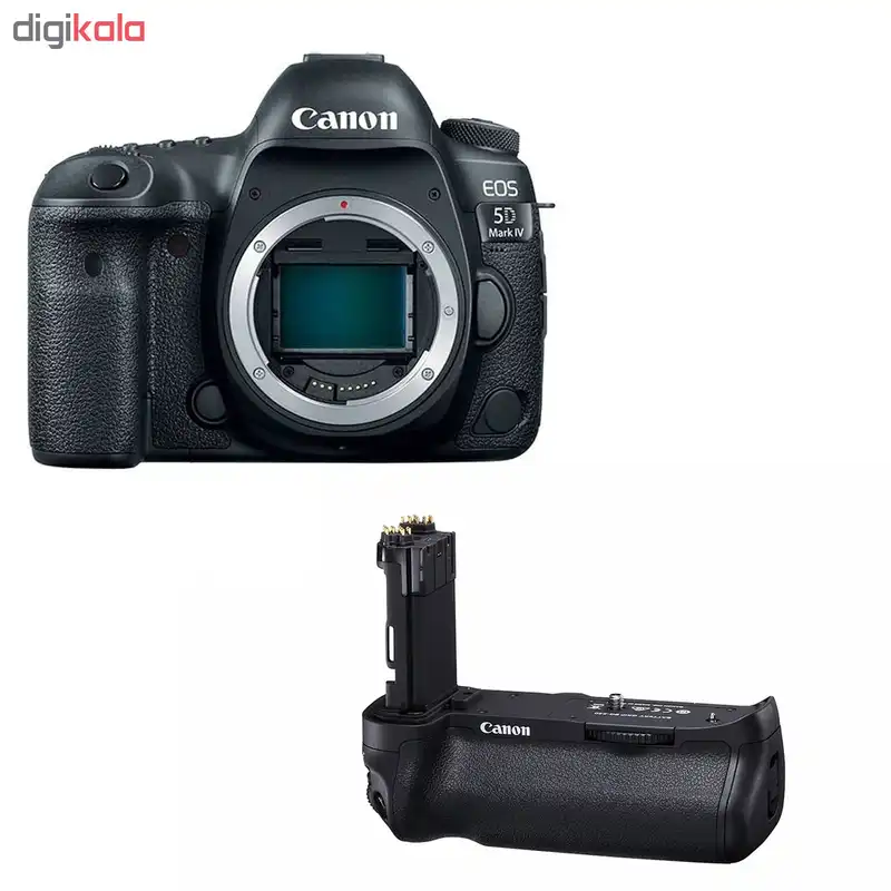 دوربین دیجیتال کانن مدل EOS 5D Mark IV به همراه گریپ اصلی باتری دوربین کانن مدل BG-E20