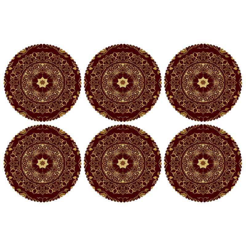 زیر لیوانی مدل C2-42451 بسته 6 عددی زیر لیوانی مدل C2-42451 بسته 6 عددی