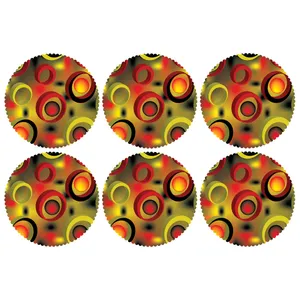 C2-42503 Glass coaster pack of 6