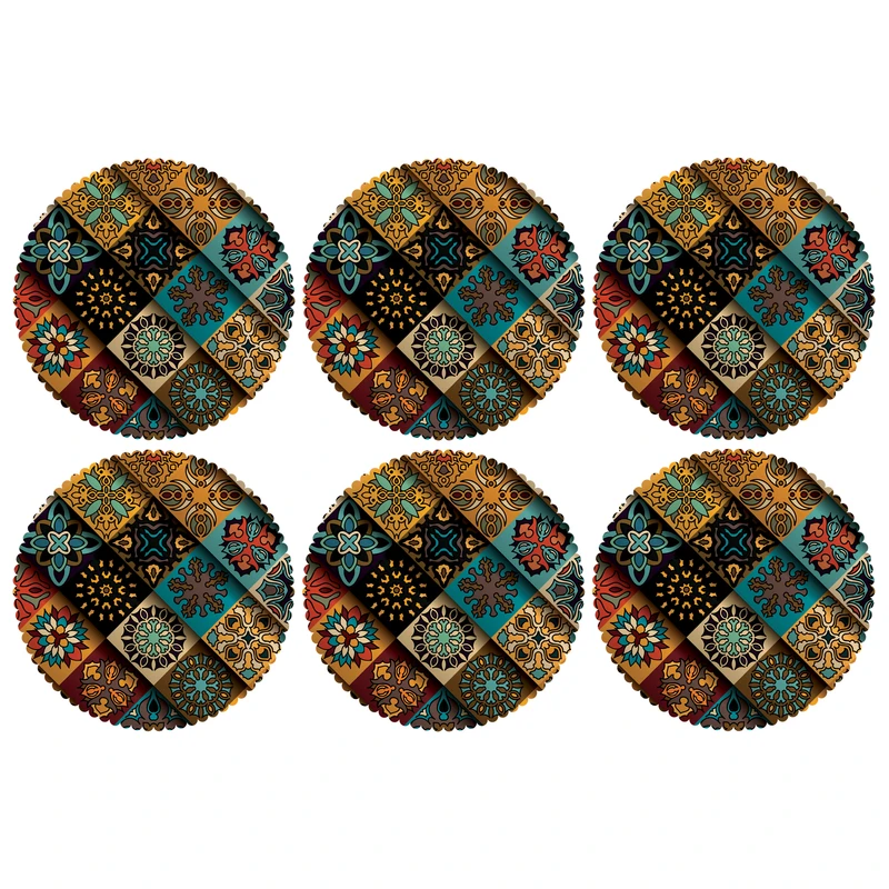 زیر لیوانی مدل C2-42524 بسته 6 عددی