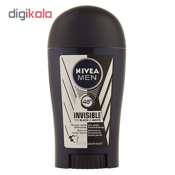 استیک ضد تعریق مردانه نیوآ مدل Invisible Black And White حجم 40 میلی لیتر