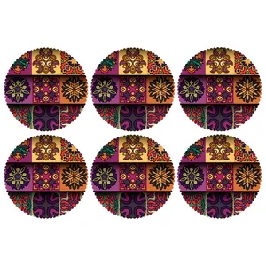 C2-42527 Glass coaster pack of 6