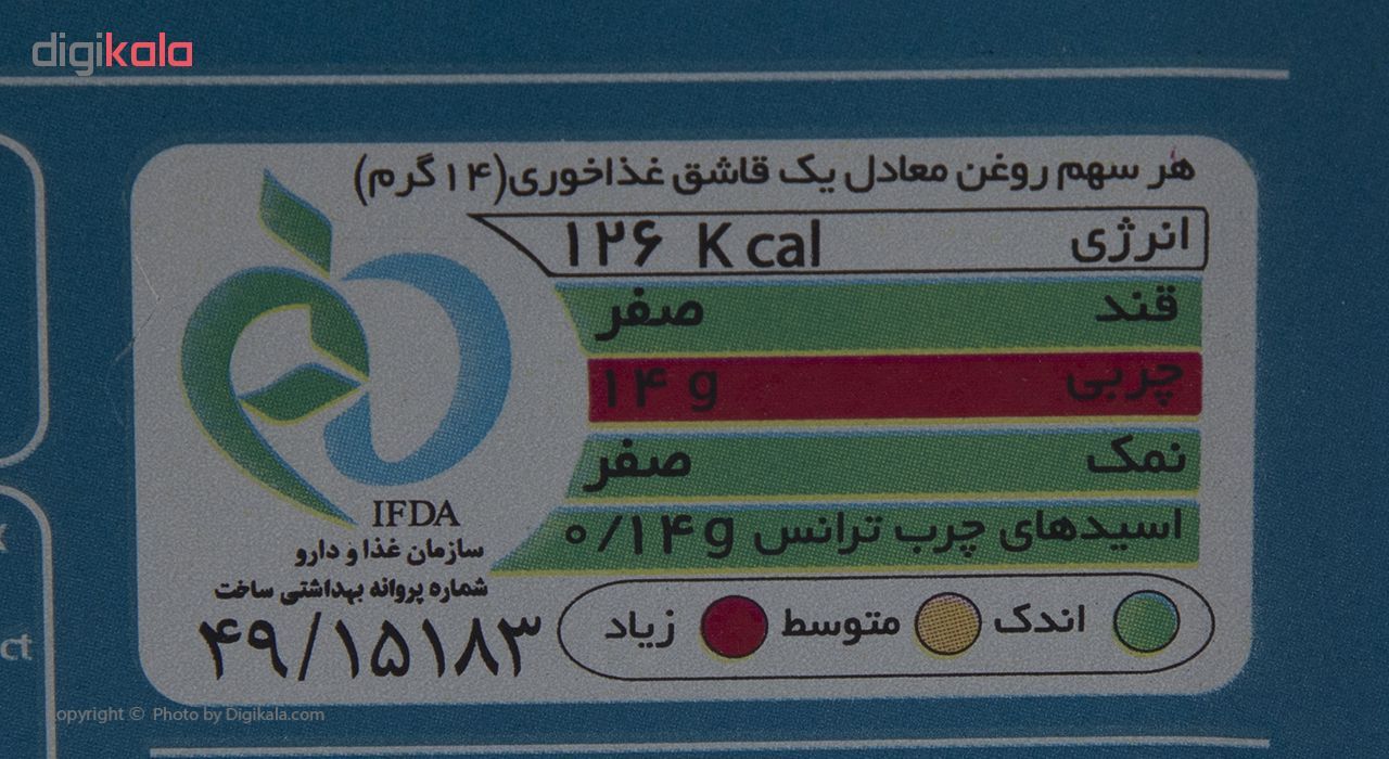 روغن گیاهی جامد غنچه - 5کیلوگرم