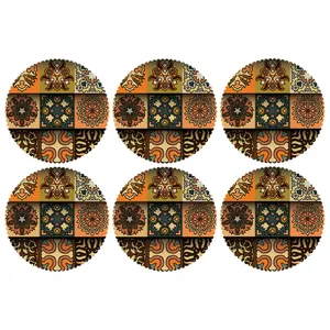 C2-42528 Glass coaster pack of 6