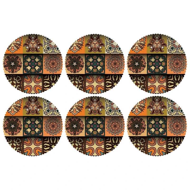 زیر لیوانی مدل C2-42528 بسته 6 عددی