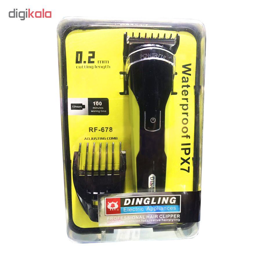 ماشین اصلاح موی سر و صورت دینگ لینگ مدل RF-678 -  - 3