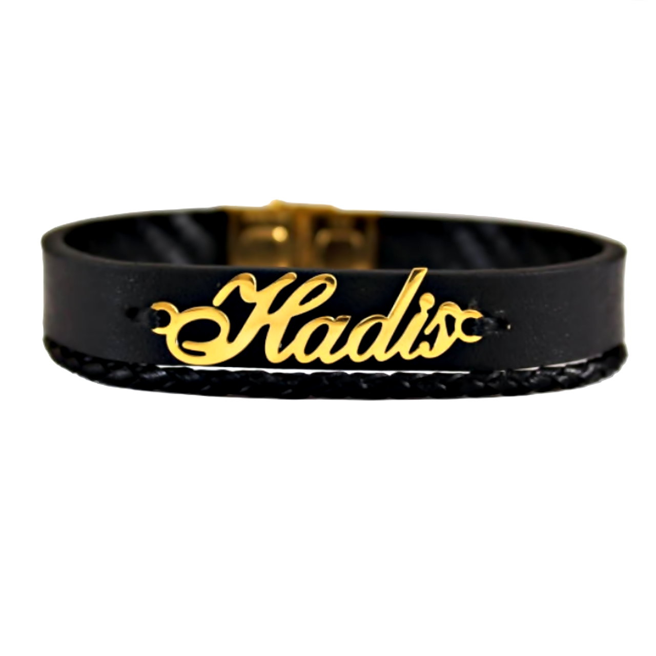 دستبند نقره زنانه طرح اسم حدیث