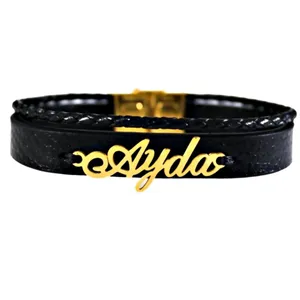 دستبند نقره زنانه طرح اسم آیدا