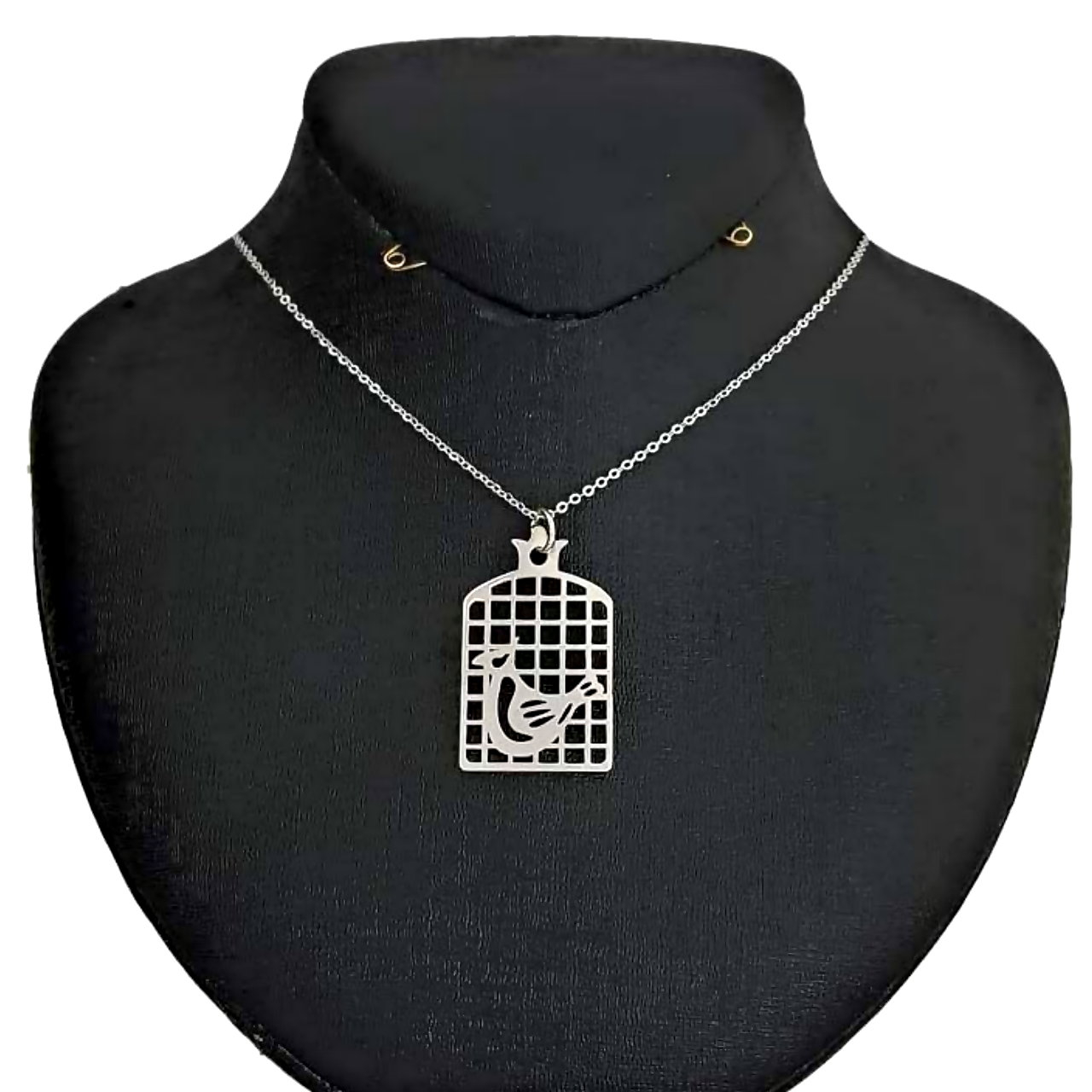 گردنبند طلا 18 عیار زنانه آمانژ طرح مرغ آمین کد D2151