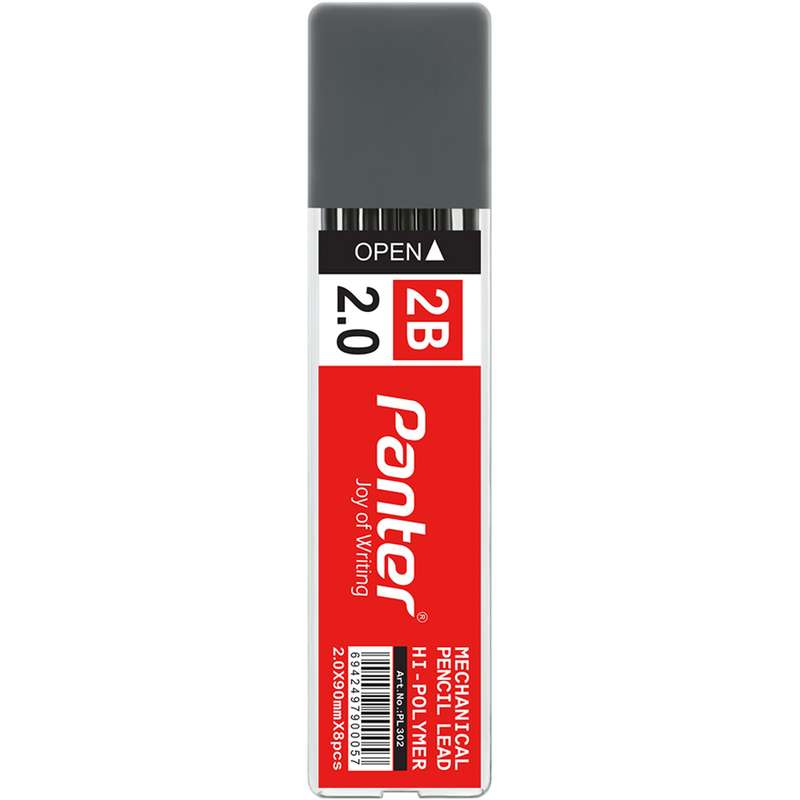 نوک مداد نوکی 2.0 میلی متری پنتر مدل PL 302 بسته 8 عددی
