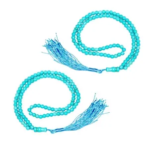 تسبیح سنگ فیروزه مدل p667 بسته دو عددی