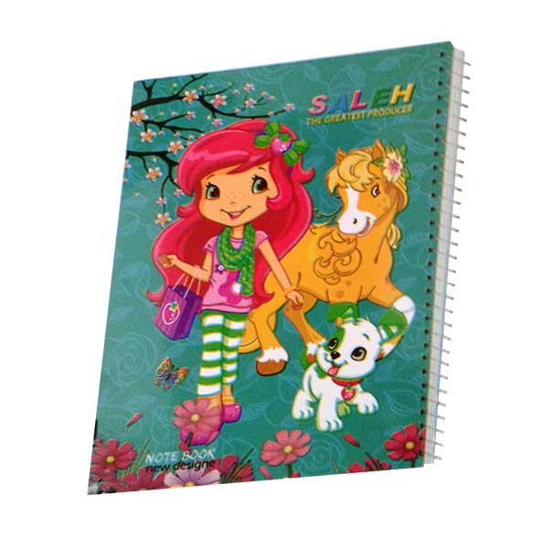 دفتر نقاشی 50 برگ صالح مدل Strawberry Shortcake کد 46