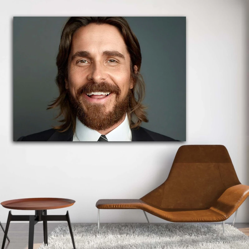 تابلو شاسی طرح Christian Bale مدل Artist 0346