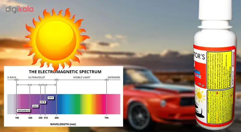 کرم ضد آفتاب خودرو مترو موتورز مدل HS6356 حجم 100 میلی لیتر