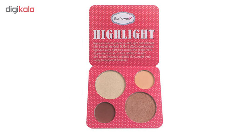 پالت هایلایتر گولفلاور مدل R4