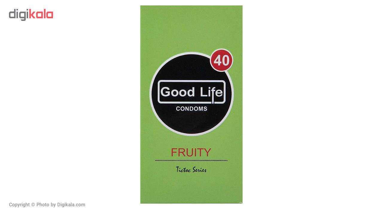 کاندوم گودلایف مدل Fruity بسته 12 عددی به همراه کاندوم طرح ایموجی