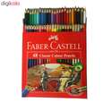 مداد رنگی 48 رنگ فابر-کاستل مدل Classic 858