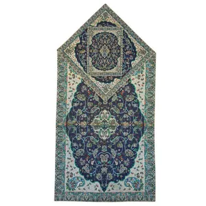  سجاده و جانماز ترمه ابریشمی طرح بهشت کد AL04 
