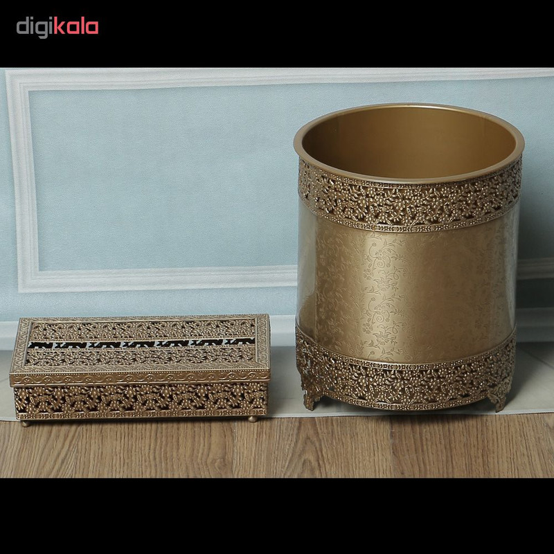 ست سطل زباله و جای دستمال کد 12200