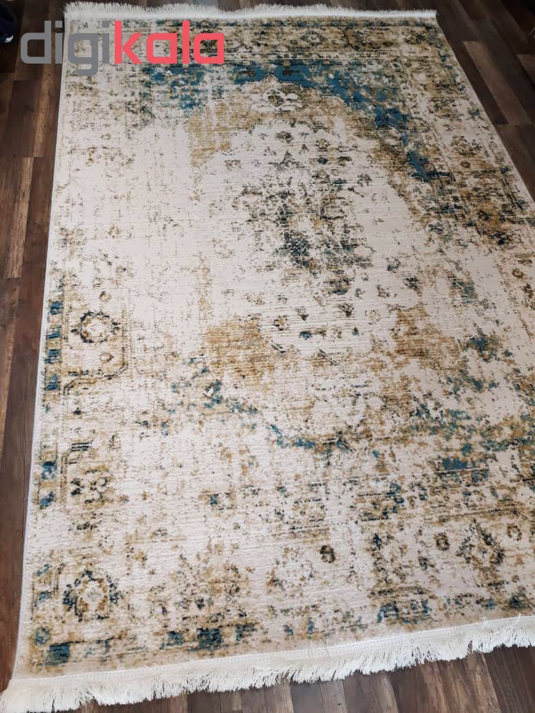 فرش ماشيني طرح پتینه مدرن کد T0130
