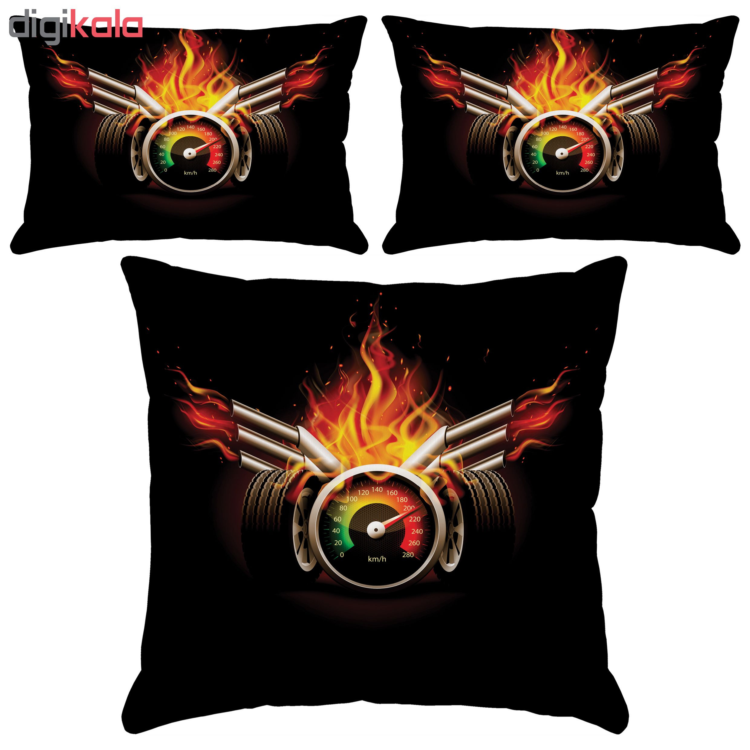 پشت گردنی صندلی خودرو مدل R9-20940 بسته 2 عددی به همراه کوسن